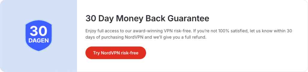 30 day nordvpn money back guarantee